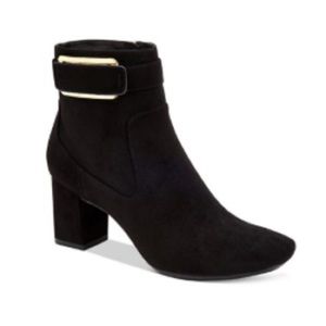 Calvin Klein Cattee Microsuede Booties